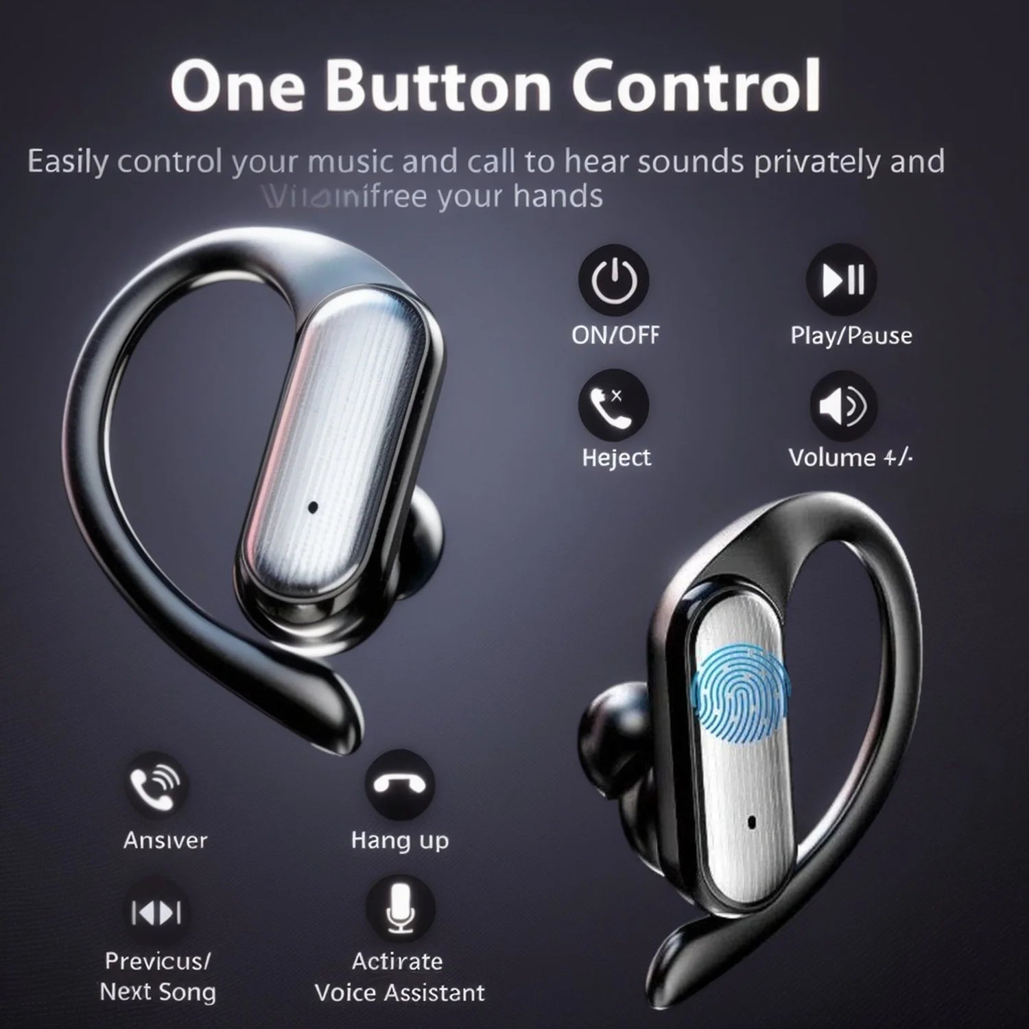 Écouteurs Bluetooth Ariettie A520 ANC 36h Charge Sans Fil – CLEVI Paris