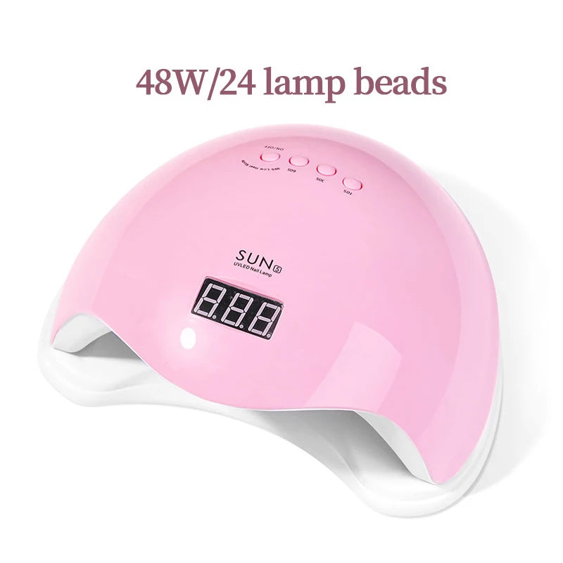 Lampe à ongles SUN5 48 W, 24 LED – CLEVI Paris