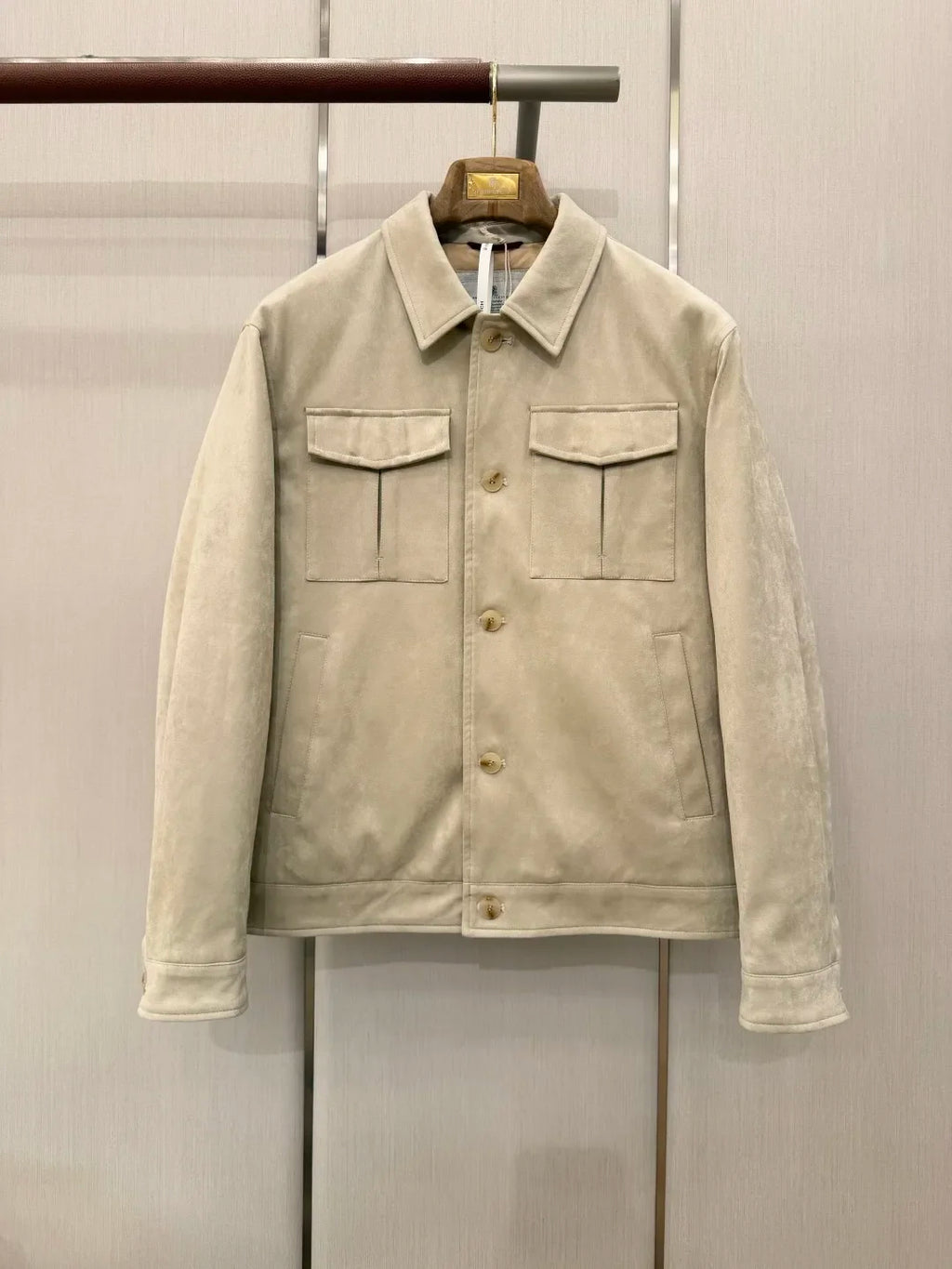 Veste homme zippée à doublure coton – CLEVI Paris