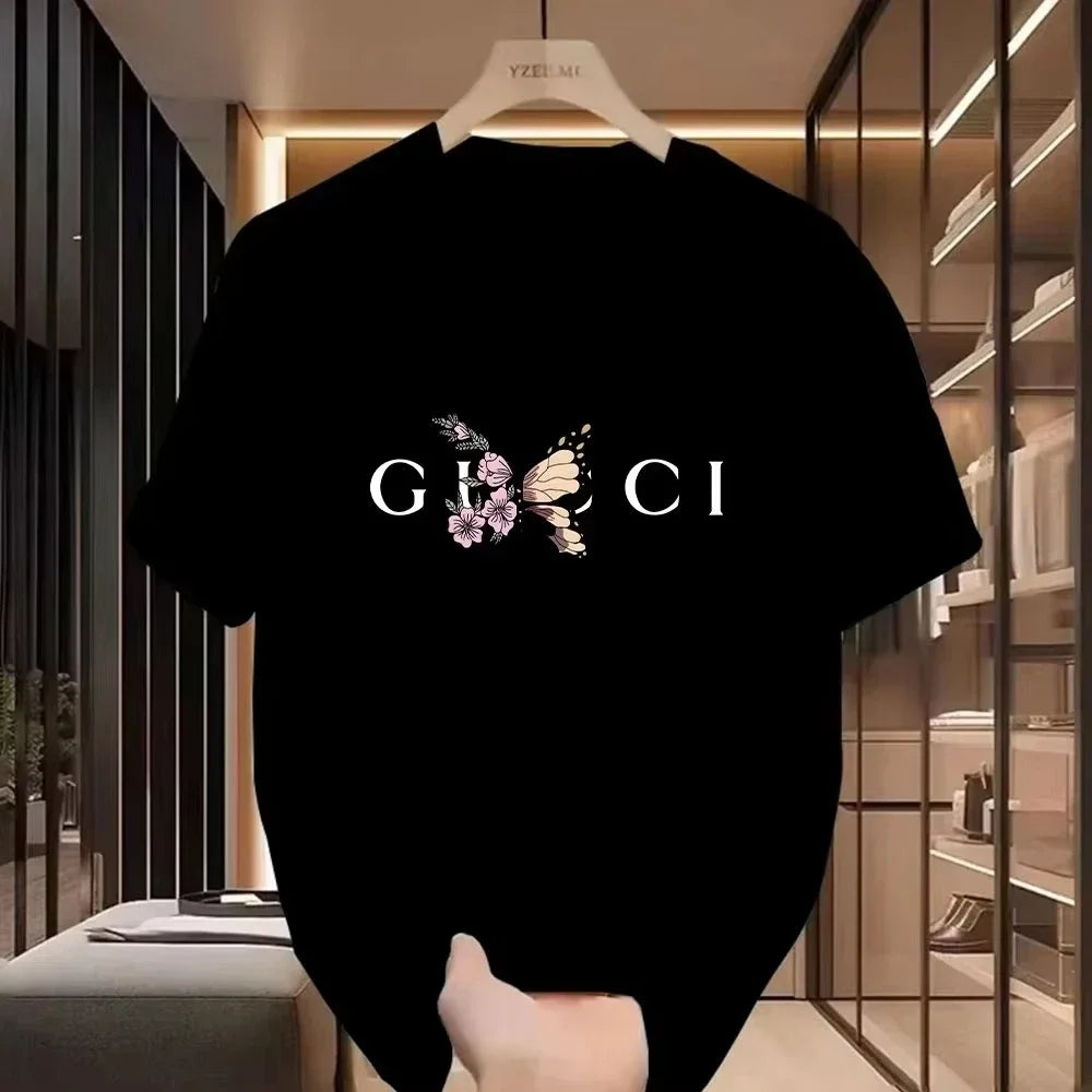 T-Shirt Unisexe Style Harajuku Streetwear Imprimé Col Rond Coton – CLEVI Paris