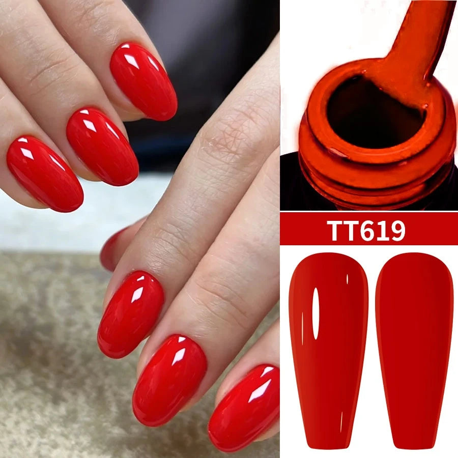 Vernis Gel Semi-Permanent TARTU 8ml – Sans HEMA Sans TPO UV/LED Soak-Off Longue Durée 21 Teintes – CLEVI Paris