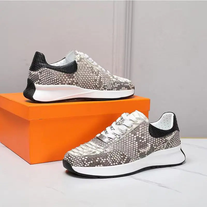 Sneakers basses homme à lacets – CLEVI Paris