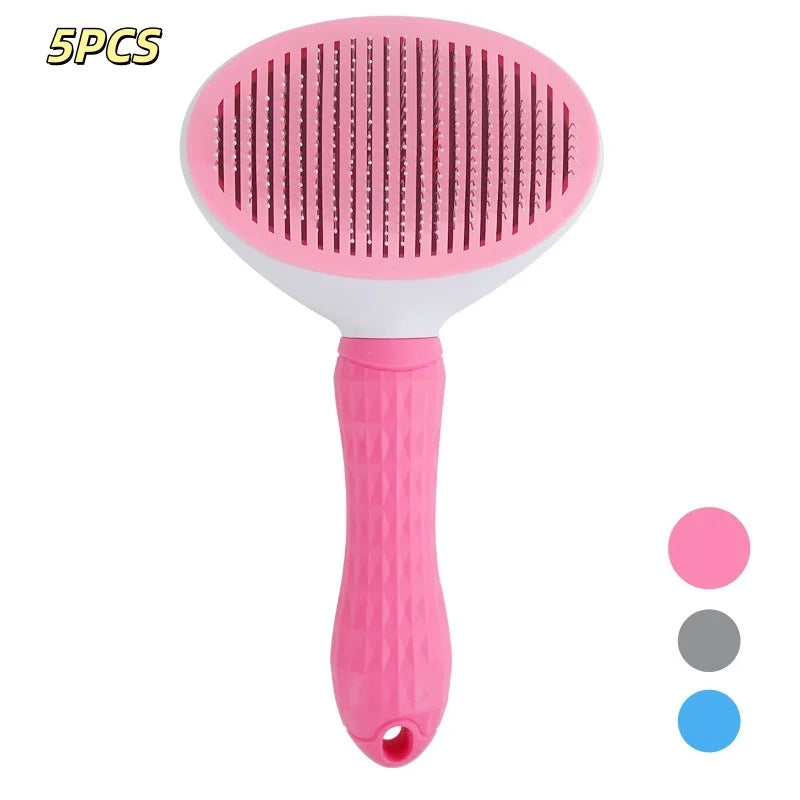 Brosse autonettoyante pour chien et chat – CLEVI Paris