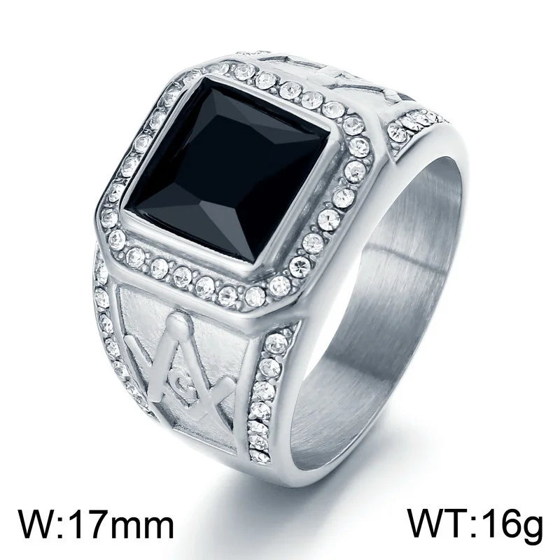 Bague Signet Homme Acier Inoxydable – CLEVI Paris