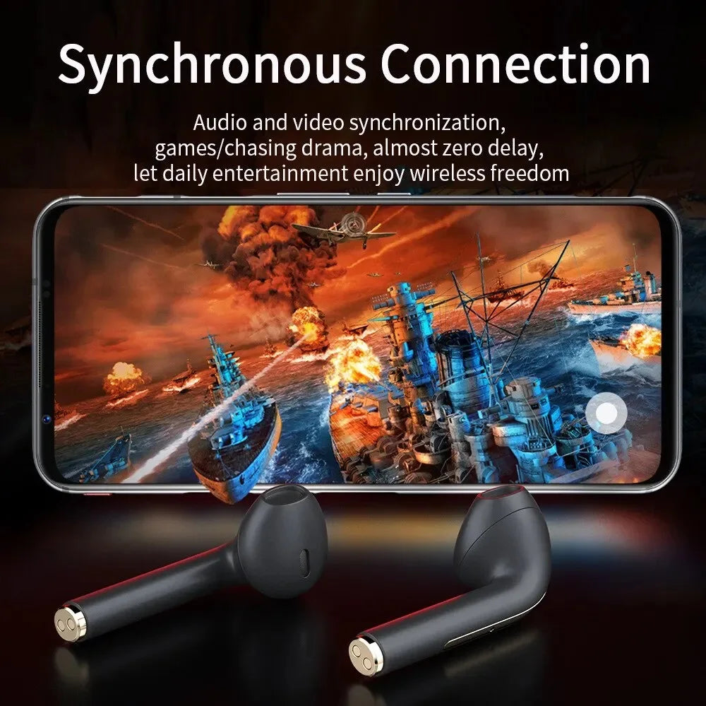 Écouteurs TWS J18 Bluetooth HiFi Tactile Gaming Longue Veille – CLEVI Paris
