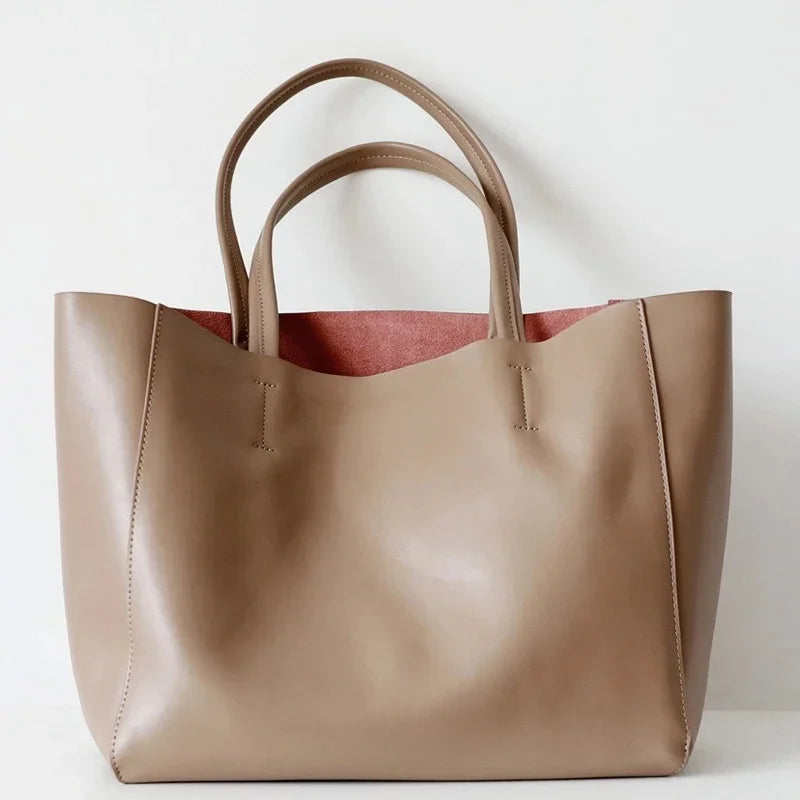 Sac cabas femme en cuir à compartiments – CLEVI Paris