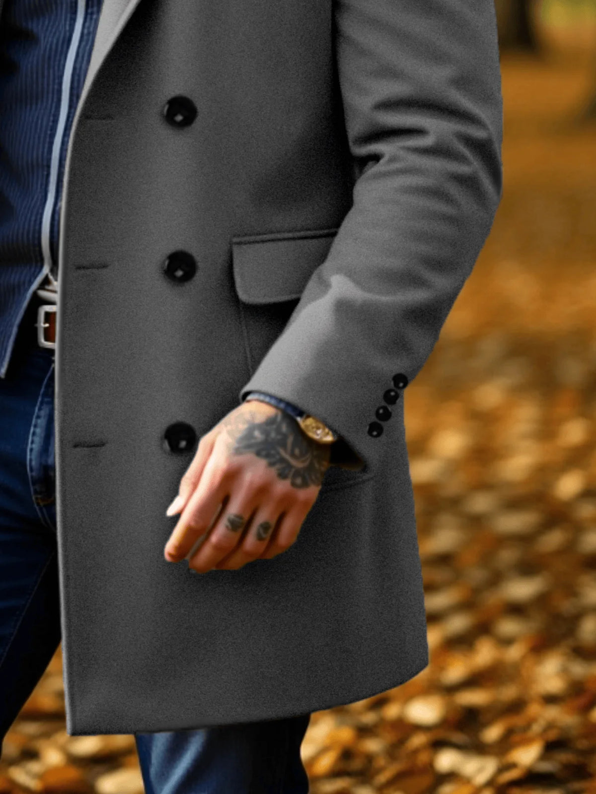 Pardessus Homme Double Boutonnage – CLEVI Paris