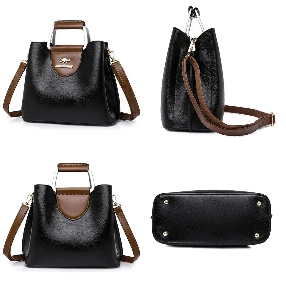 Sac À Main Femme Vanderwah Microfibre 27x22cm Bandoulière Réglable – CLEVI Paris
