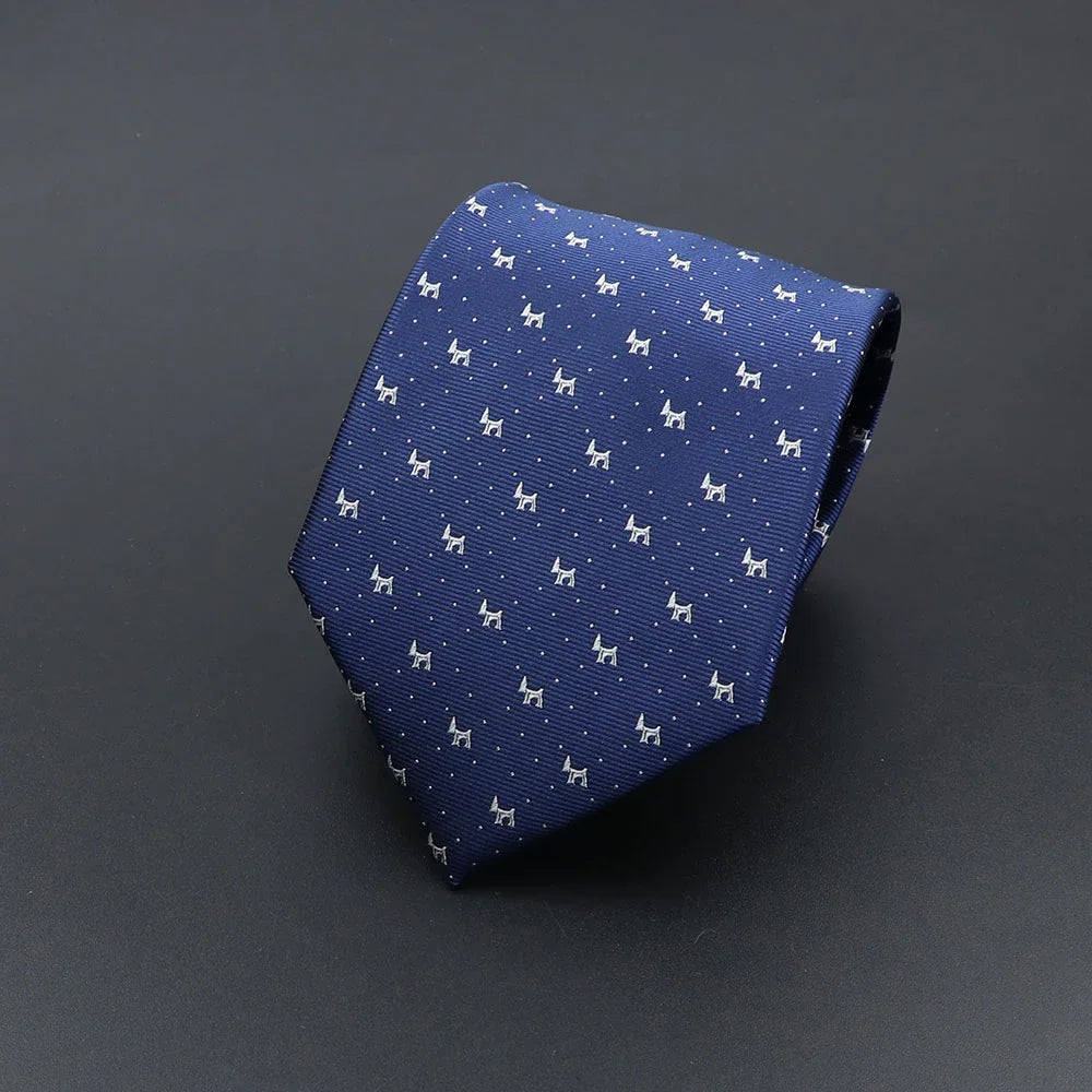 Cravate homme rayée motif paisley 145 cm – CLEVI Paris