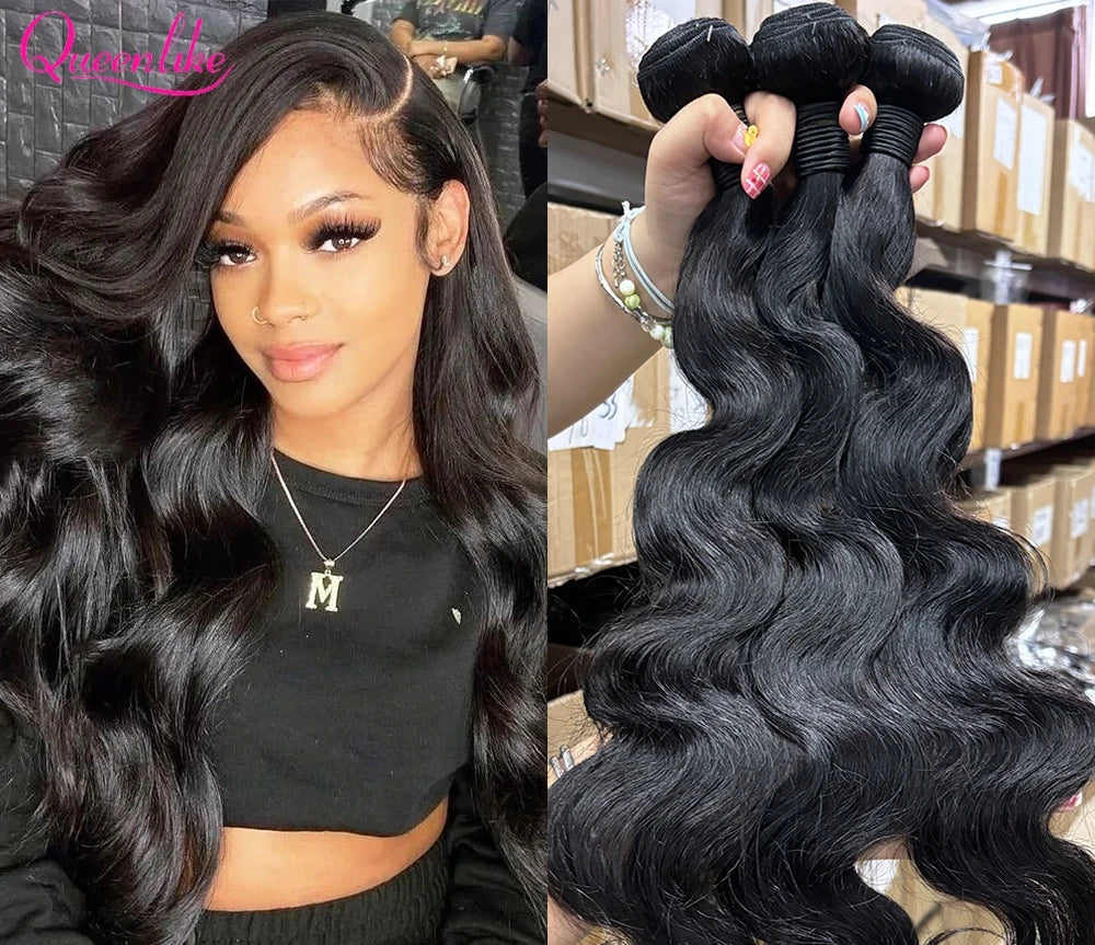 Bundles Cheveux Humains Body Wave Remy Hair Brésiliens 12A 10-32 Pouces – CLEVI Paris