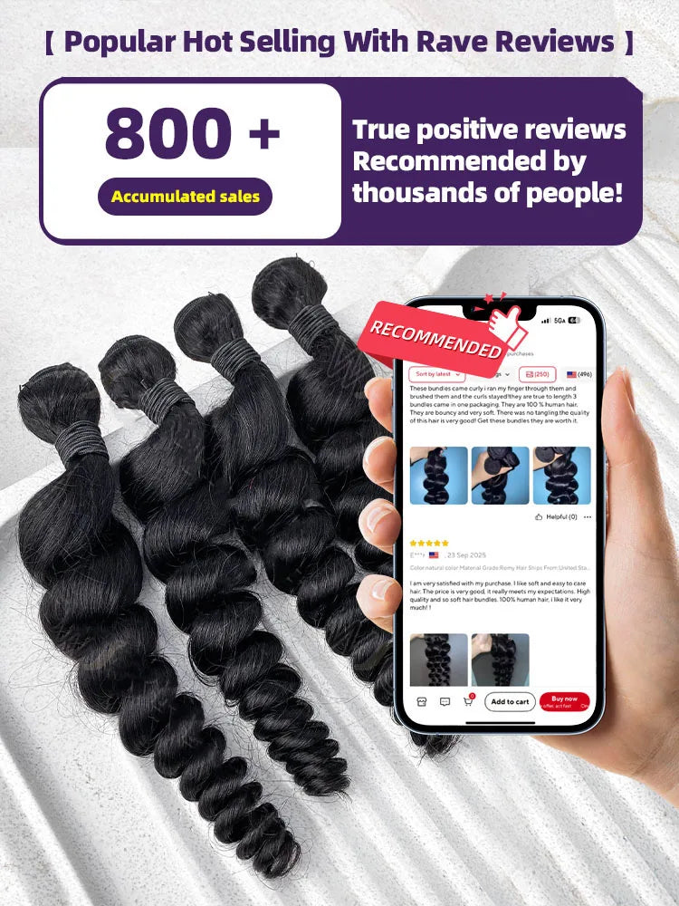 Mèches Brésiliennes Water Wave Ondulées – Cheveux Humains Remy & Virgin | Bundle 1/3/4 – CLEVI Paris