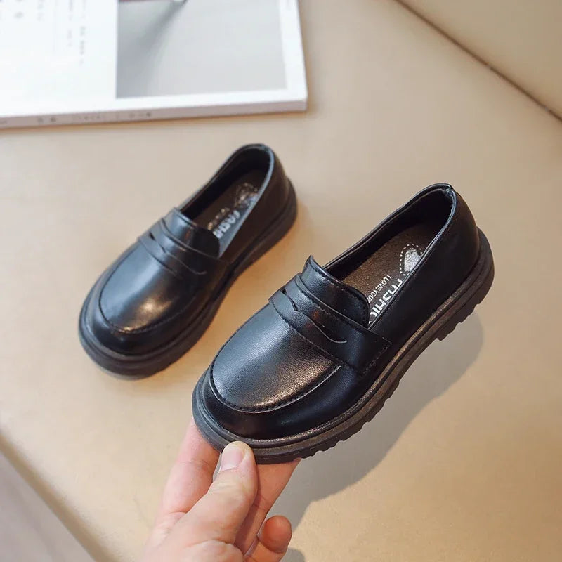 Mocassins enfant rétro style britannique – CLEVI Paris