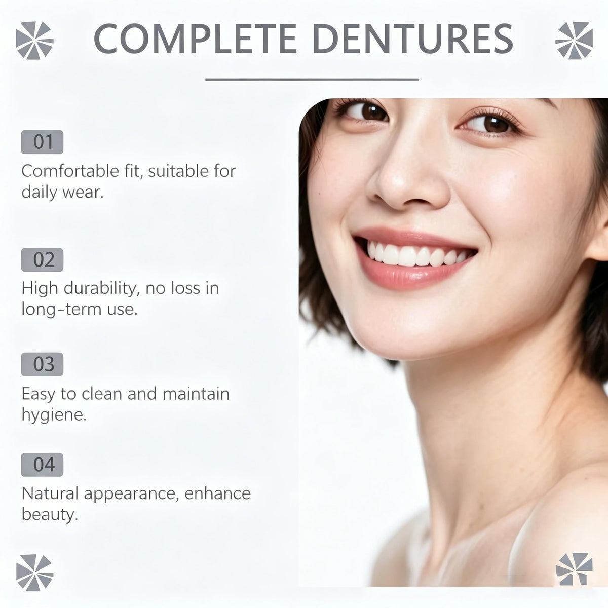 Ensemble de dents amovibles pour adulte – CLEVI Paris