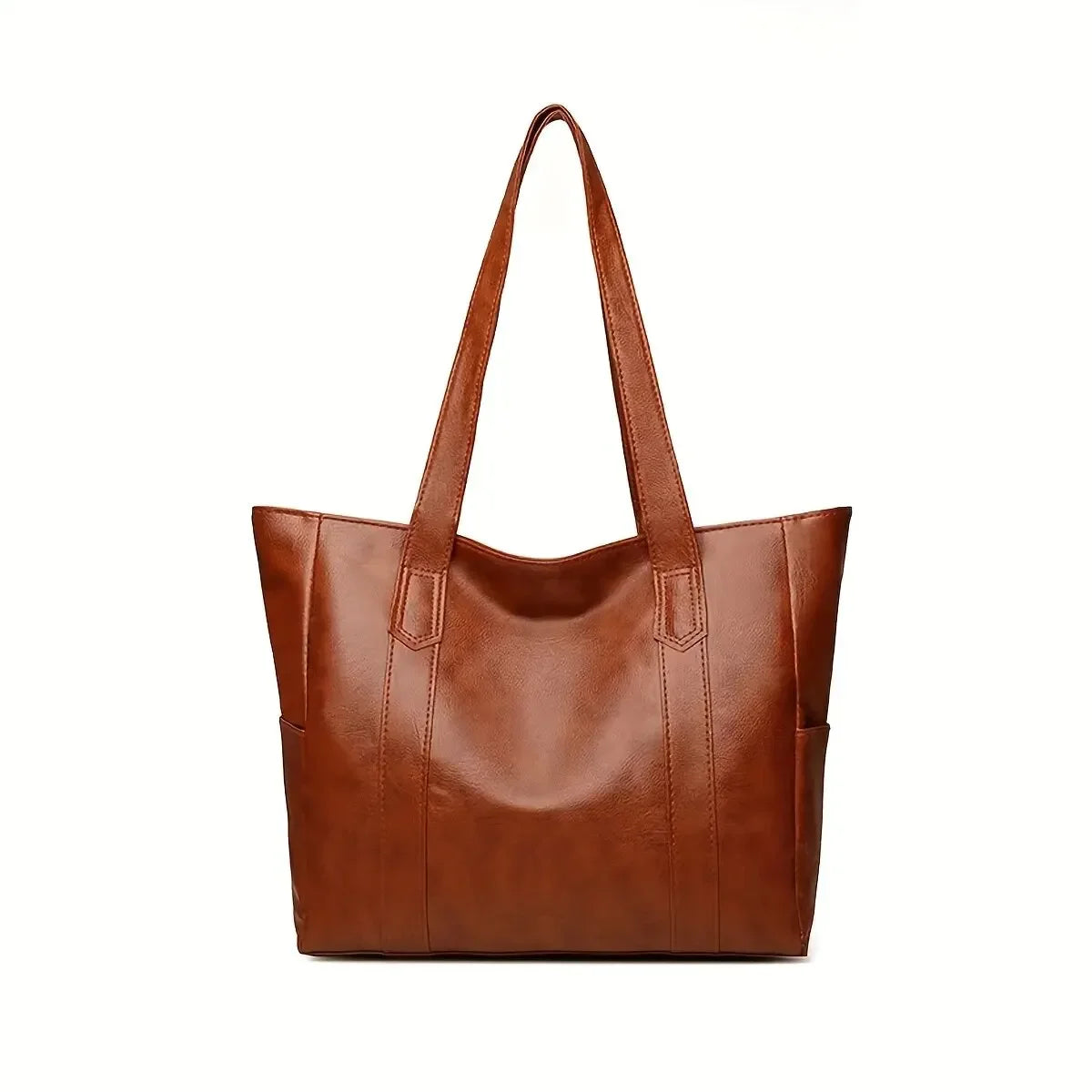 Sac À Main PU Vintage Grande Capacité Femme 36x28cm Bureau – CLEVI Paris