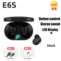 Écouteurs TWS E6S Bluetooth HiFi Affichage LED ANC – CLEVI Paris