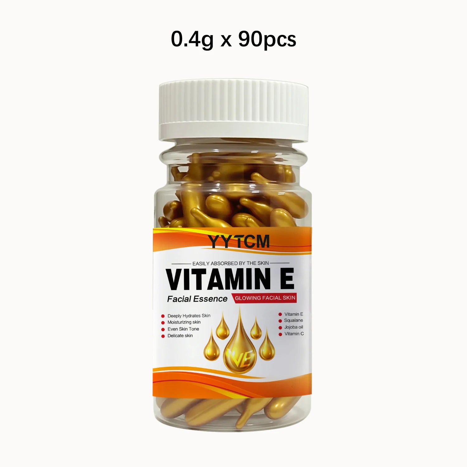 Capsules Essence Vitamine E | Hydratation Profonde, Squalane Végétal & Vitamine C | Éclat & Lissage – CLEVI Paris
