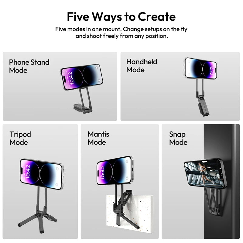 Support magnétique Ulanzi MA38 avec crochet – CLEVI Paris