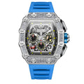 ONOLA Montre Automatique Homme Tonneau Squelette Lumineux Étanche 3ATM – CLEVI Paris