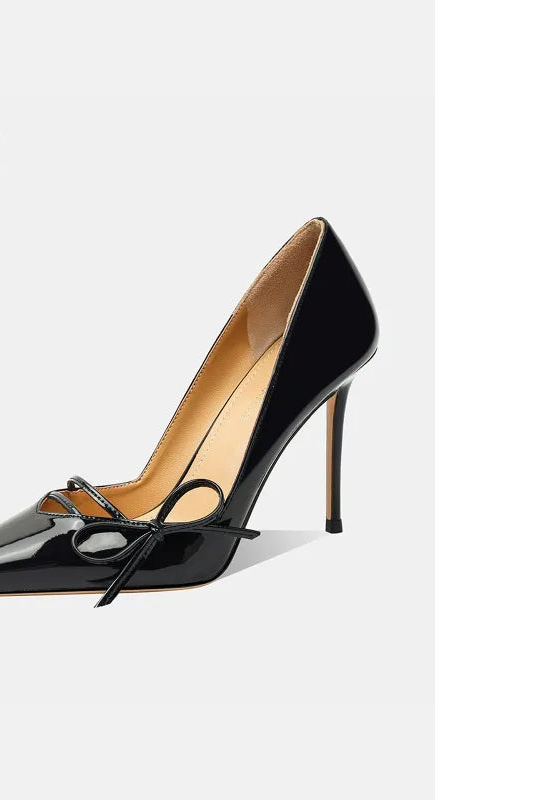 Escarpins slingback femme à nœud – CLEVI Paris