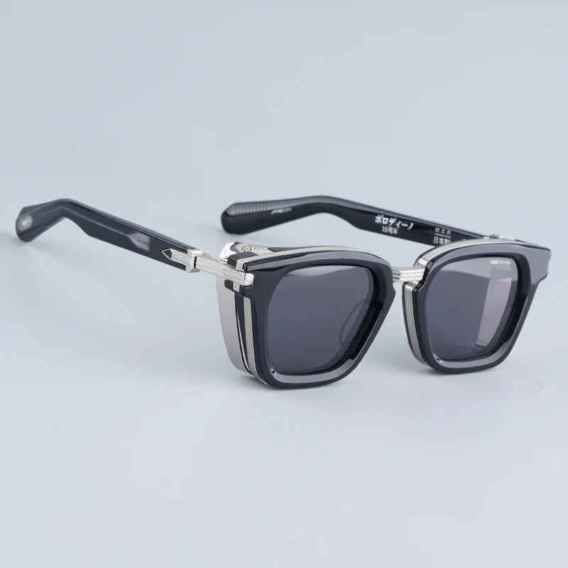 Lunettes de Soleil Carrées Acétate Luxe Vintage Unisexe UV400 – CLEVI Paris