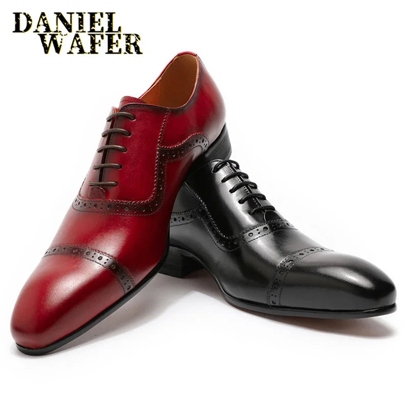 Oxford homme en cuir à lacets – CLEVI Paris