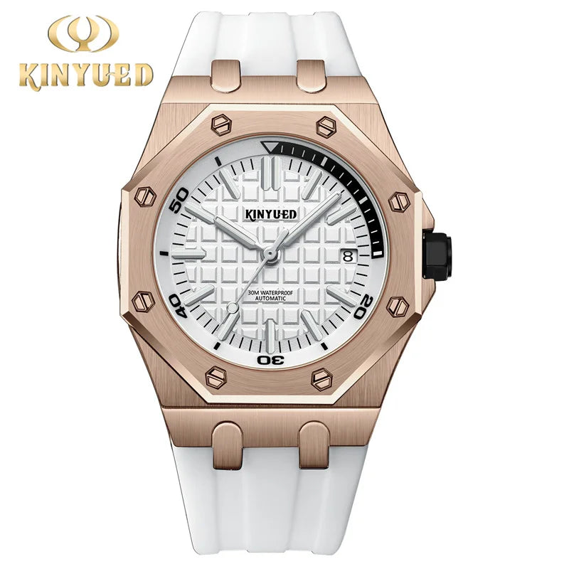 Montre Mécanique Militaire KINYUED Homme Acier – CLEVI Paris