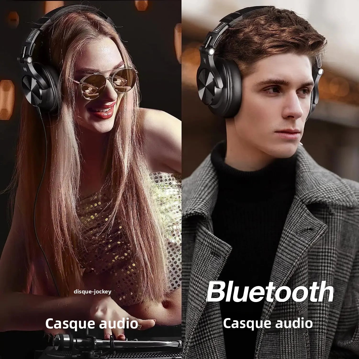 Casque Studio Oneodio Fusion A70 Bluetooth 5.2 HiFi 72h – CLEVI Paris