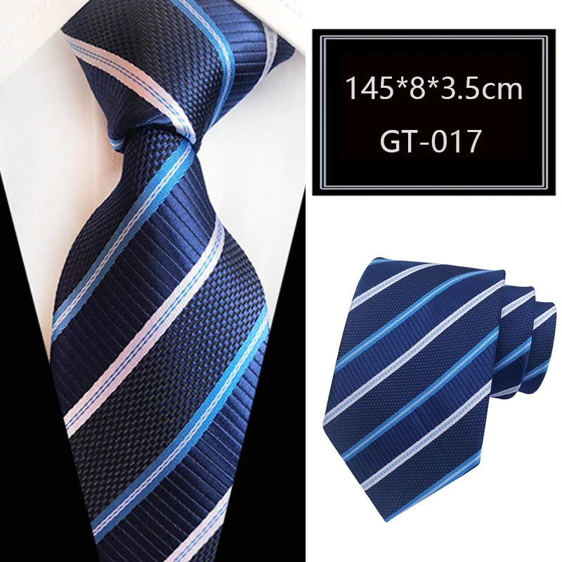 Cravate homme rayée en jacquard – CLEVI Paris