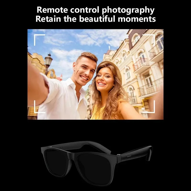 Lunettes Connectées Lenovo IA Caméra Bluetooth Traduction Photochromiques UV Anti-Lumière Bleue 37g – CLEVI Paris