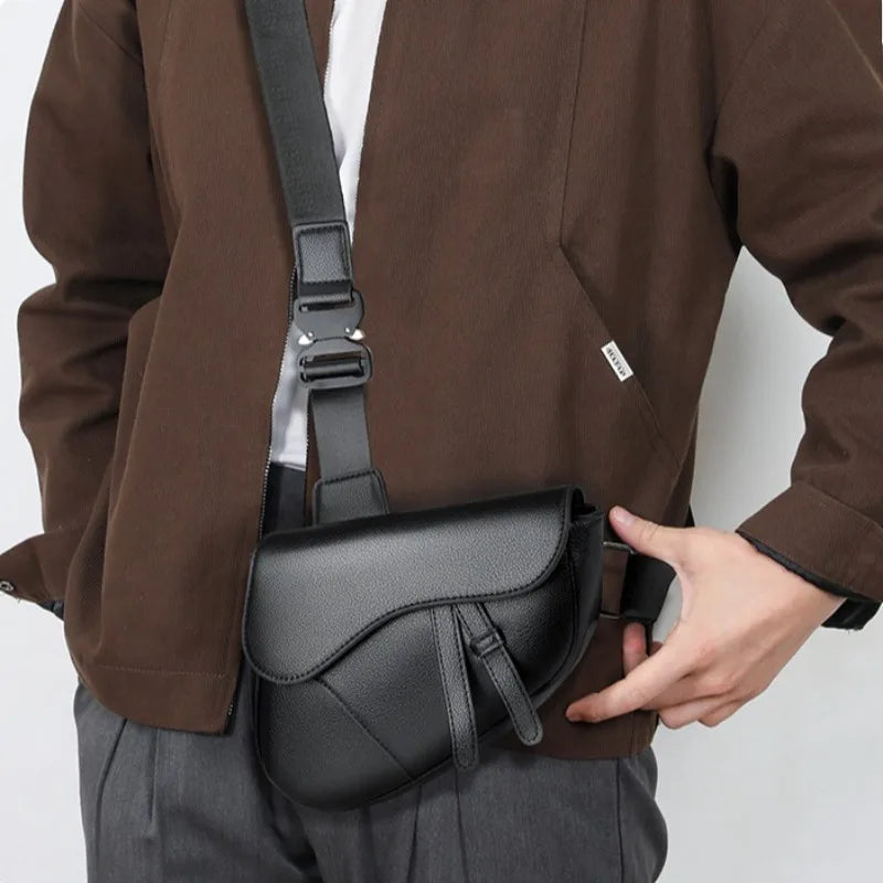 Sacoche bandoulière homme en similicuir – CLEVI Paris