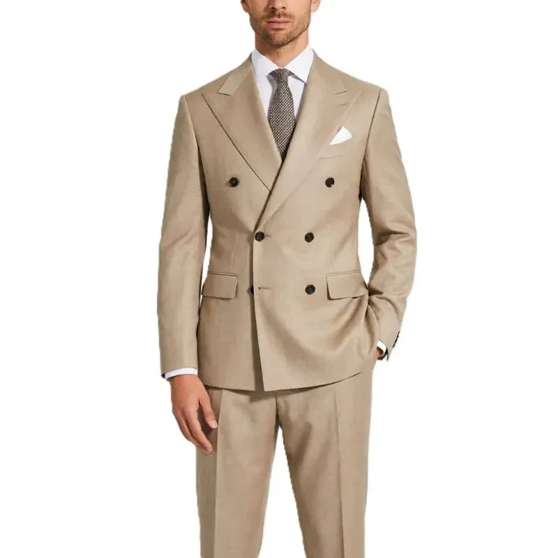 Costume homme 2 pièces croisé – CLEVI Paris