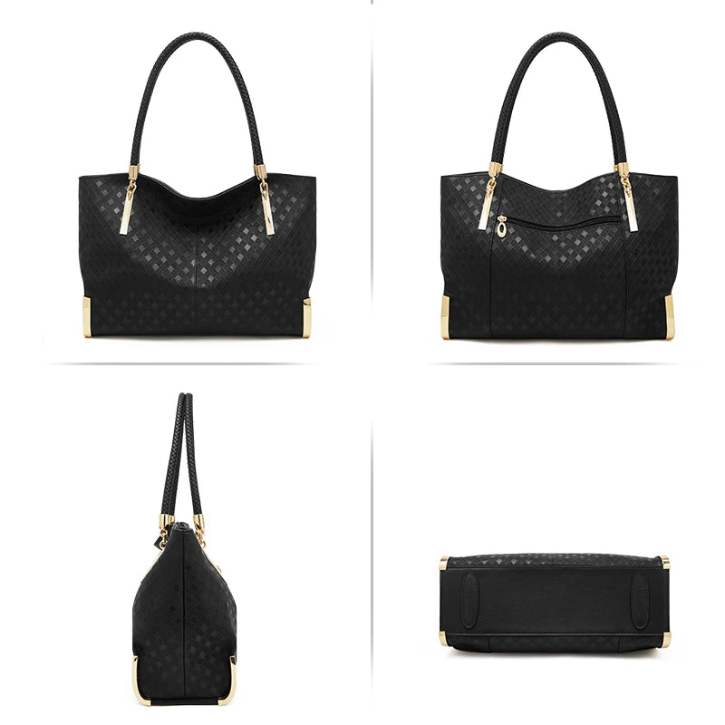 Sac à Main Cuir Véritable Femme Grande Capacité – CLEVI Paris