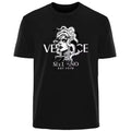 T-Shirt Unisexe Motif Méduse Style Luxe Italien Séchage Rapide Col Rond – CLEVI Paris