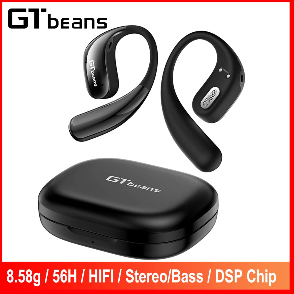 Écouteurs Bluetooth GTbeans E20 Open-Ear 56h IP55 – CLEVI Paris