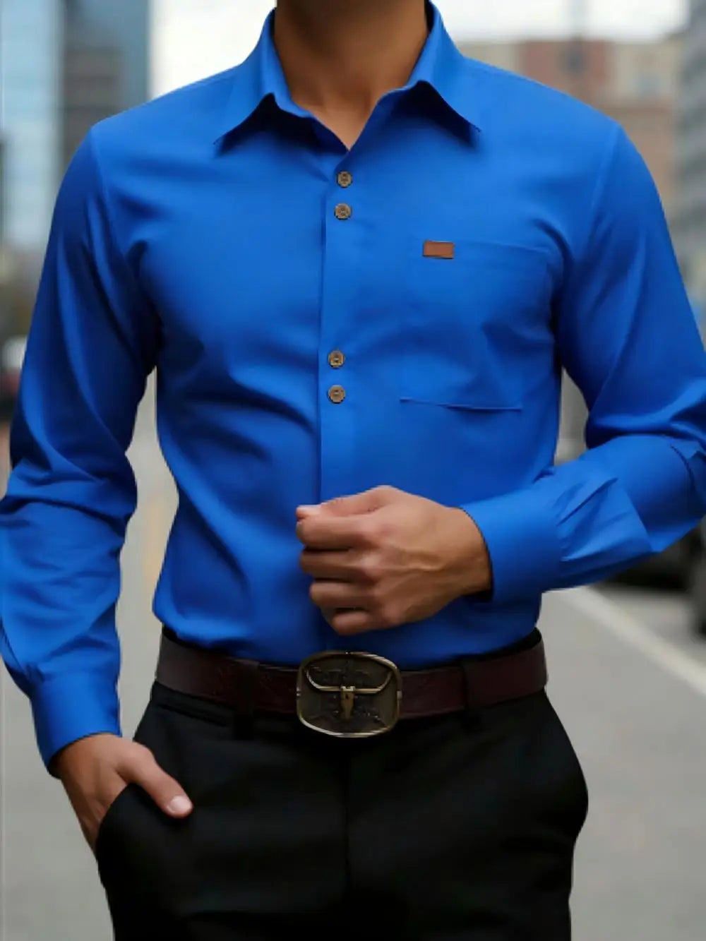Chemise homme formelle en soie – CLEVI Paris
