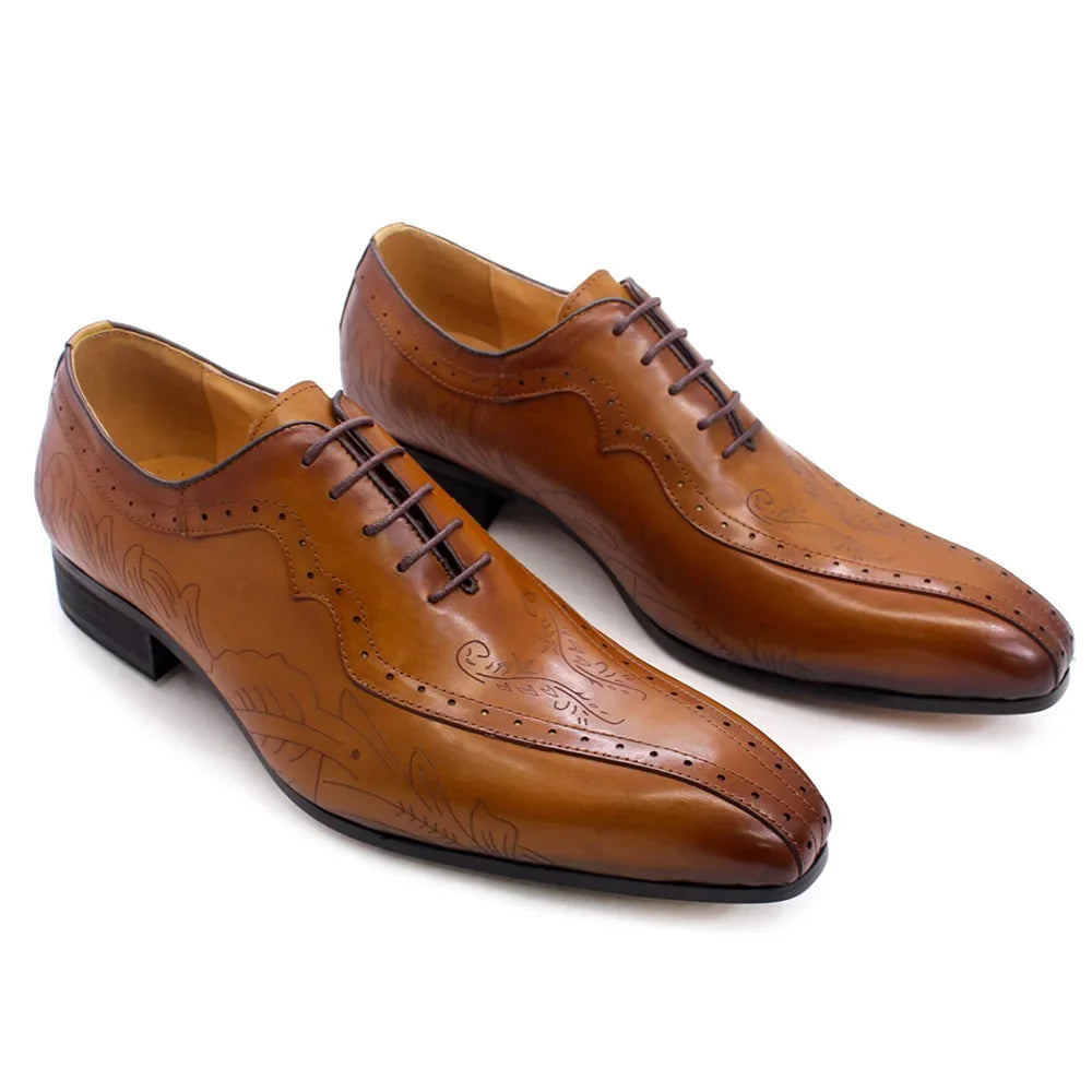 Chaussures Oxford homme en cuir de vache – CLEVI Paris