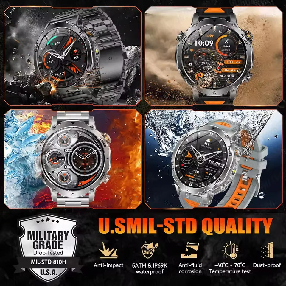 Montre connectée sport AMOLED 1,7 pouce – CLEVI Paris