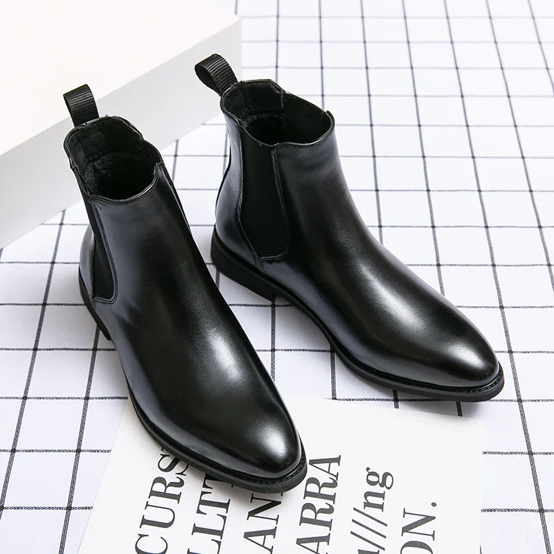 Bottines homme à enfiler 23201 – CLEVI Paris