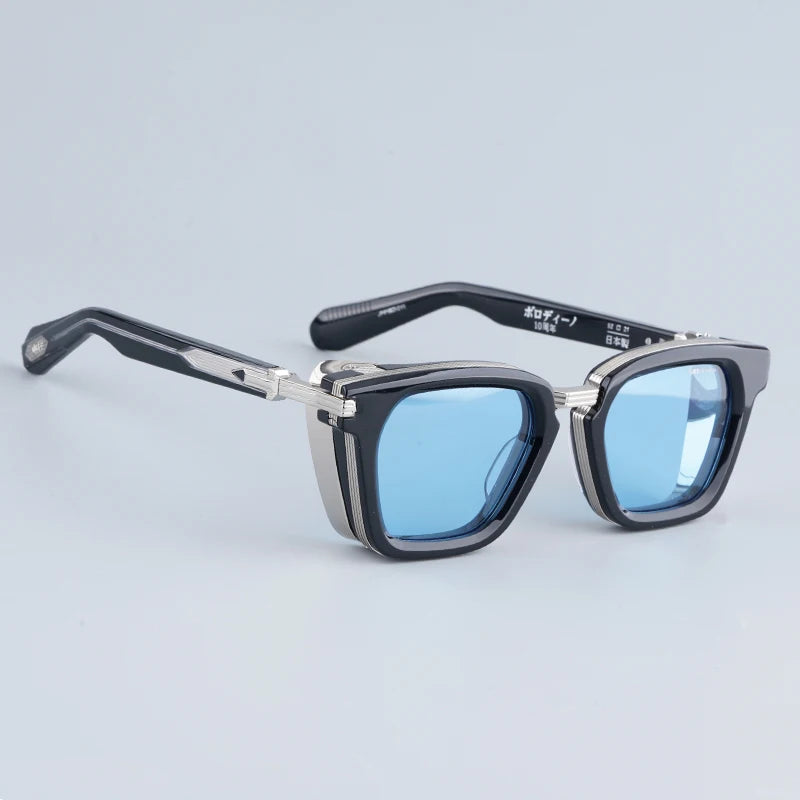 Lunettes de Soleil Carrées Acétate Luxe Vintage Unisexe UV400 – CLEVI Paris