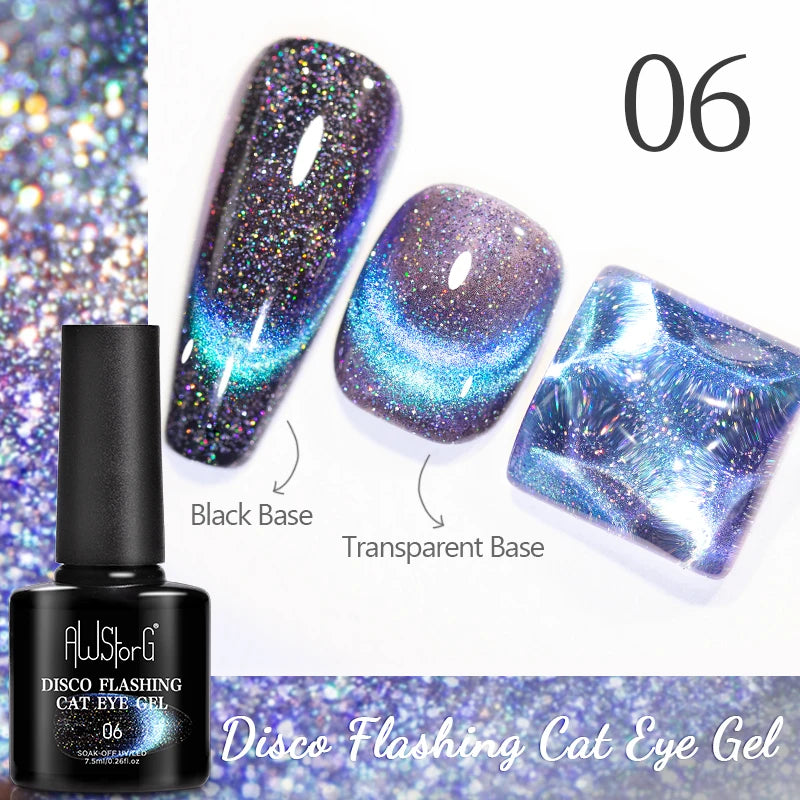 Vernis Gel UV Cat Eye AWStorG 7,5ml Semi-Permanent – CLEVI Paris