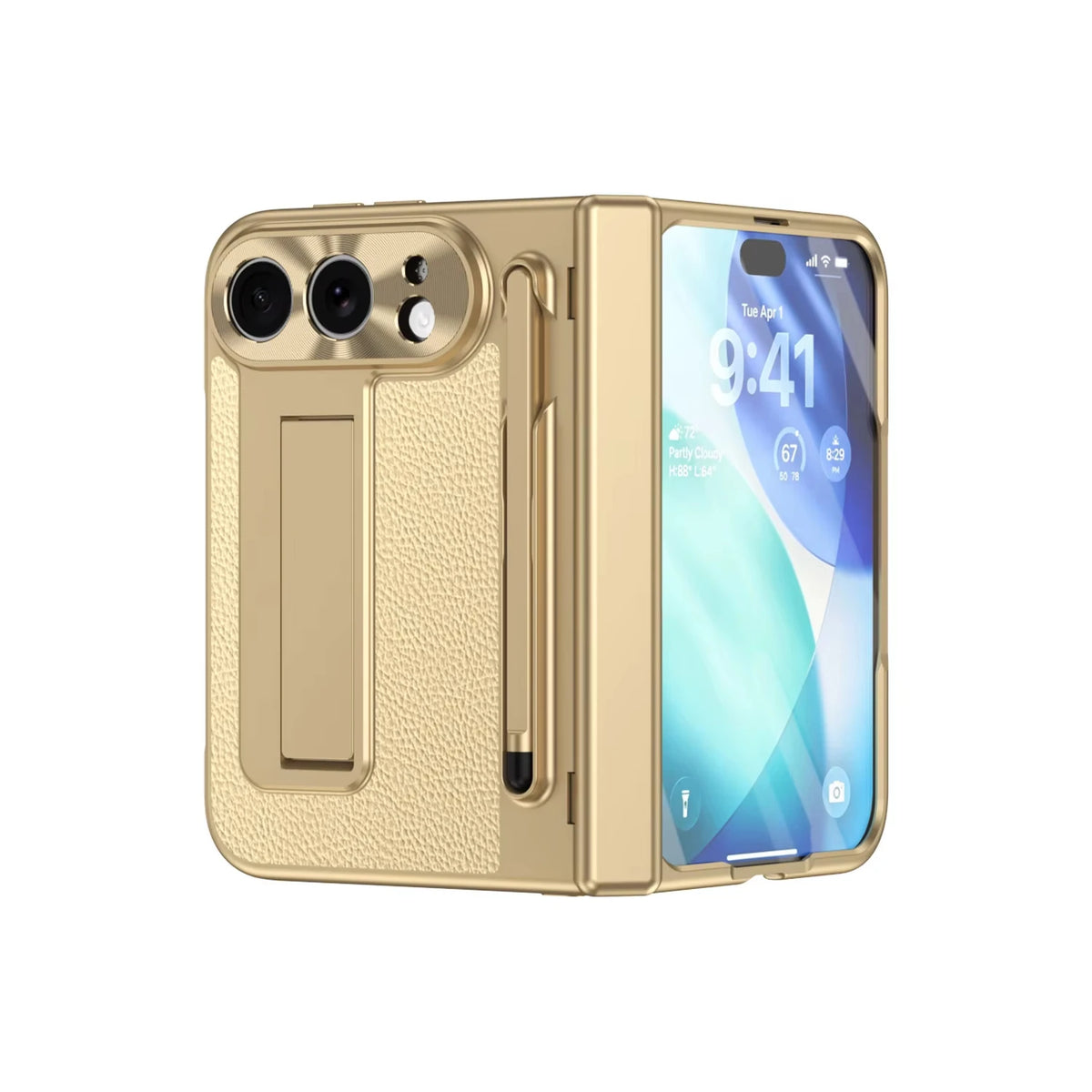 Coque iPhone Duo avec support et stylet – CLEVI Paris