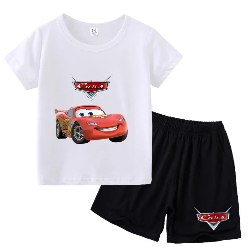 Ensemble enfant Cars T-shirt et short – CLEVI Paris