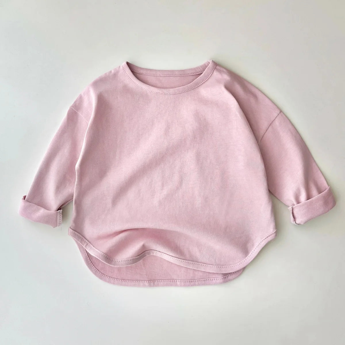 T-shirt enfant coton à manches longues – CLEVI Paris