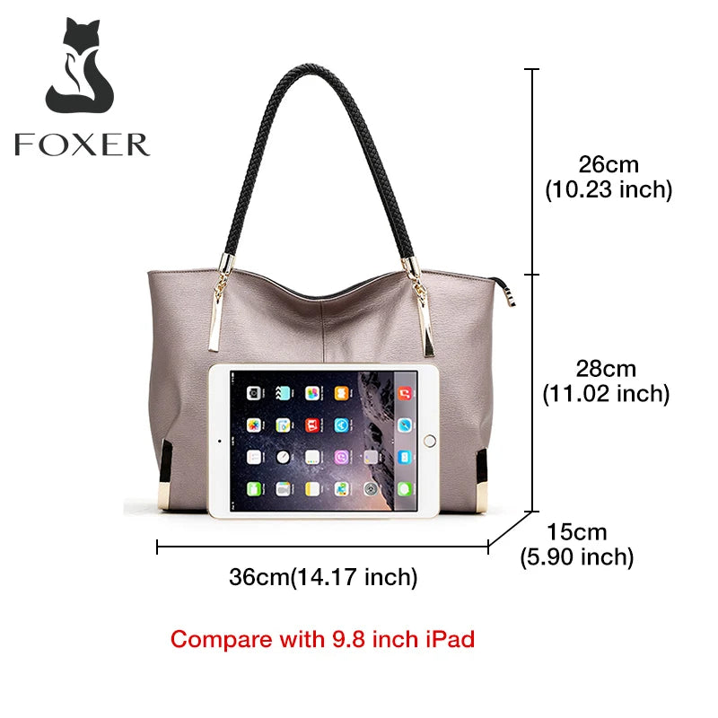 Sac à Main Femme Cuir Véritable Résistant Grande Capacité – CLEVI Paris