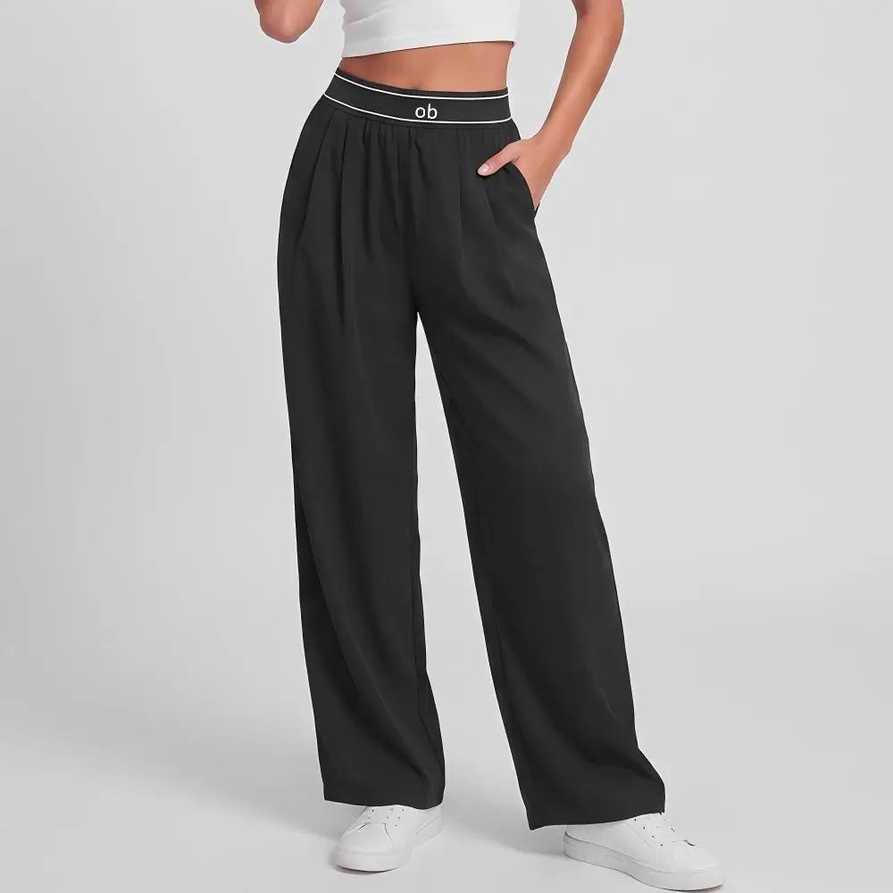 Pantalon yoga femme extensible avec poches – CLEVI Paris
