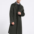 Manteau long homme cachemire double boutonnage – CLEVI Paris
