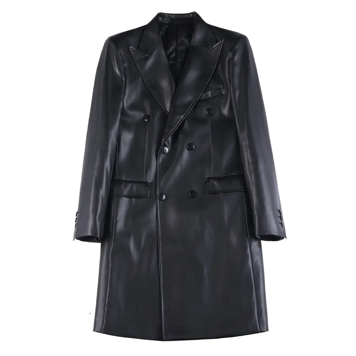 Blazer homme noir à double boutonnage – CLEVI Paris
