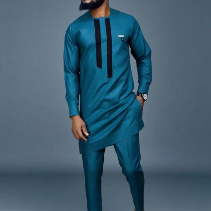 Ensemble Traditionnel Africain Homme Kaunda – CLEVI Paris