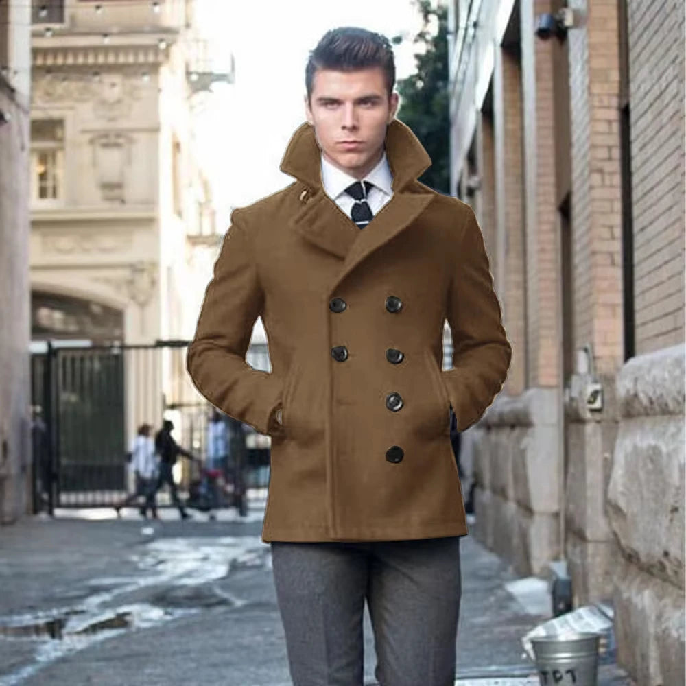 Caban homme double boutonnage – CLEVI Paris