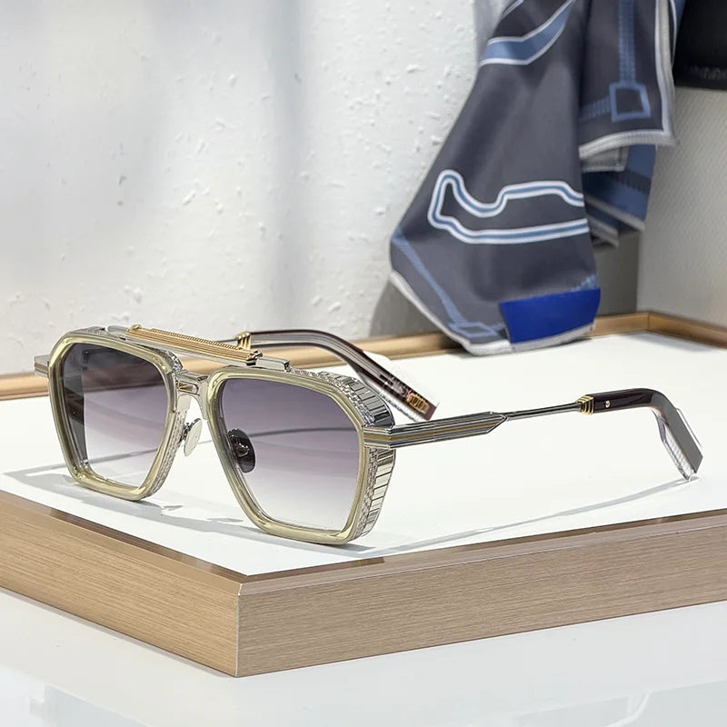 Lunettes homme Homotati pilote double pont – CLEVI Paris
